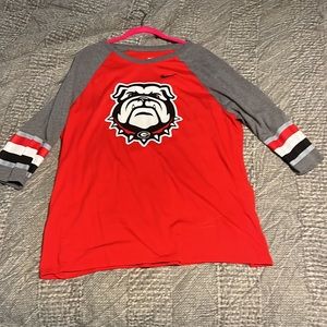 Womens Nike GA Bulldog top